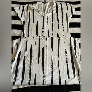 double slit maxi dress